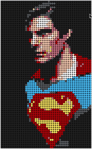 Build a Personalised Lego-style Portrait Handmade Pixel Art 