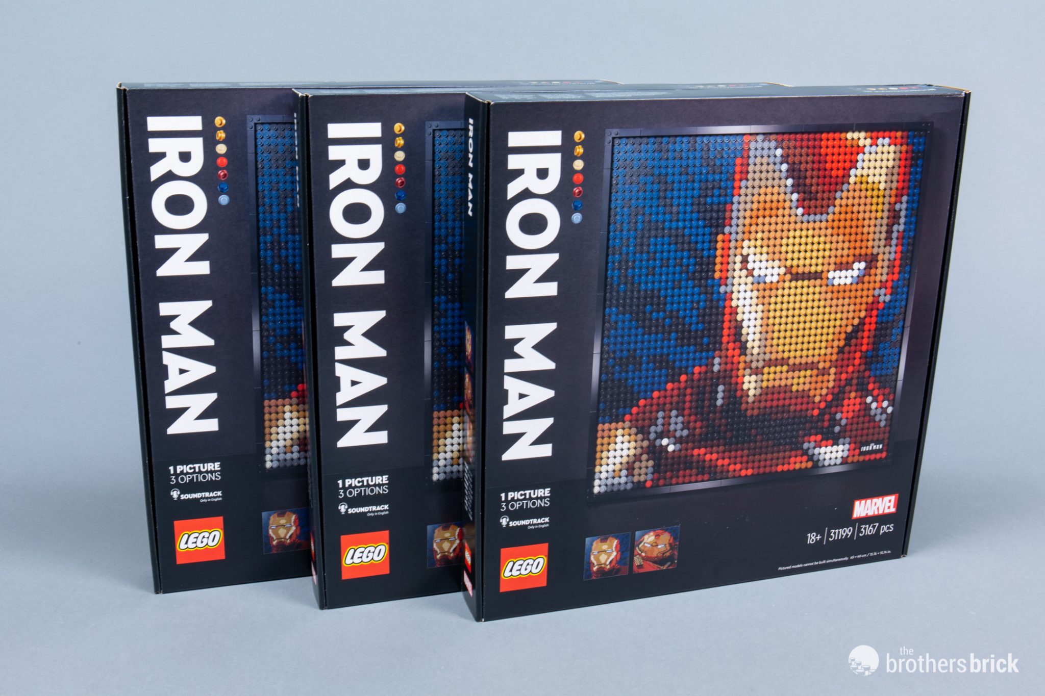 LEGO Art 31199 Marvel Studios Iron Man mosaic + 7,000piece Ultimate