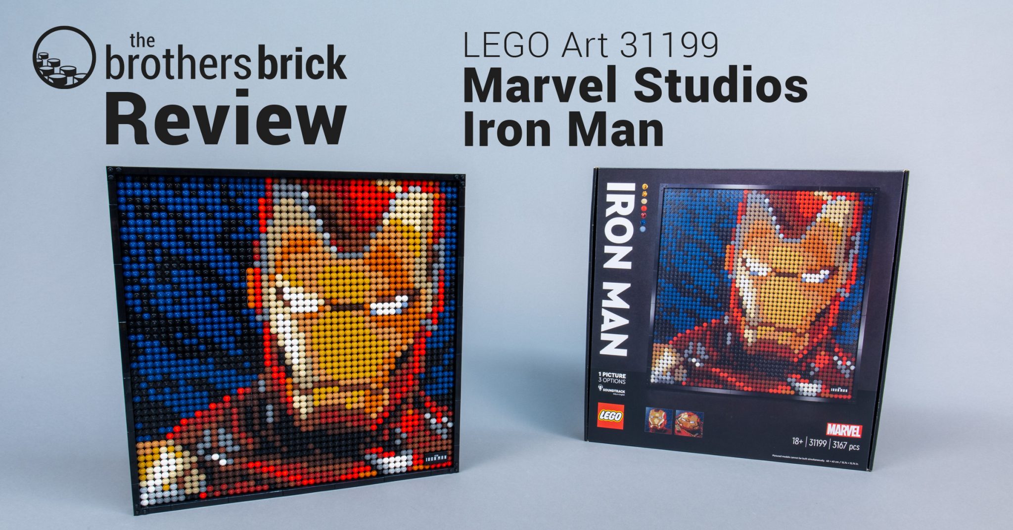 LEGO Art 31199 Marvel Studios Iron Man mosaic + 7,000piece Ultimate