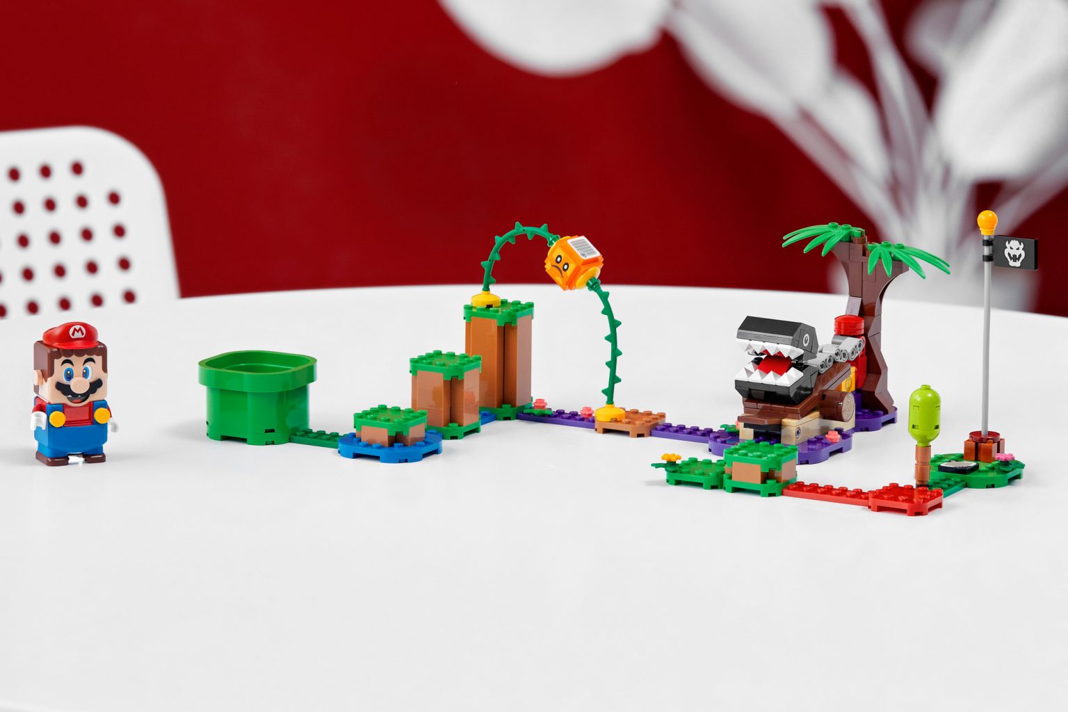 lego super mario chomp jungle encounter expansion set