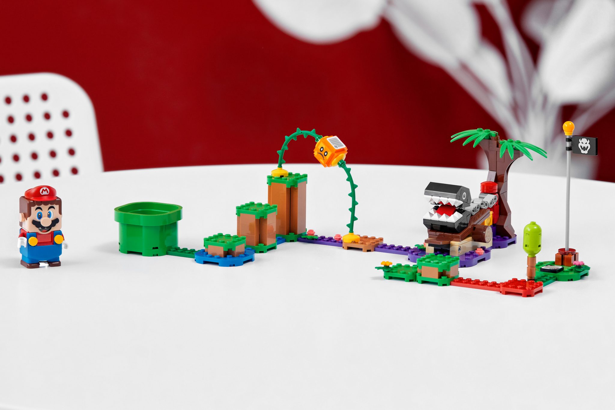 lego super mario chomp jungle encounter expansion set