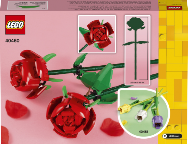 LEGO Iconic 40460 Roses (3) - The Brothers Brick | The Brothers Brick
