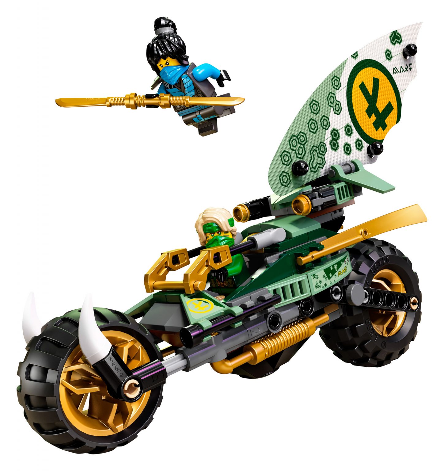 LEGO Ninjago 71745 Lloyd's Jungle Chopper Bike - M5Z4N-2 - The Brothers ...