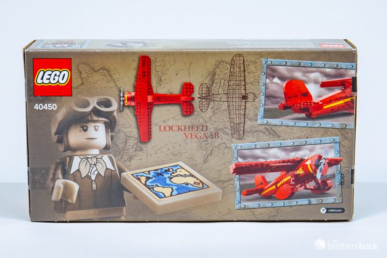LEGO GWP 40450 Amelia Earhart Tribute - TBB Review - 2J4AD-24 - The Brothers Brick | The 