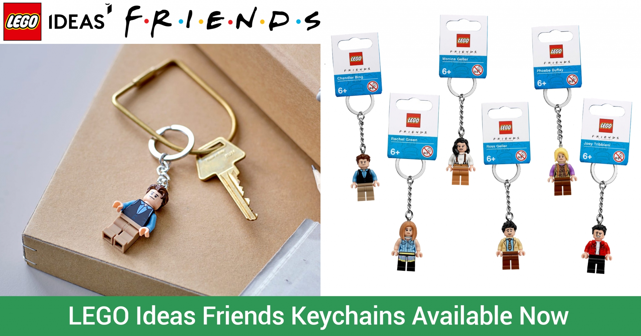 LEGO Ideas Friends Keychains Social The Brothers Brick The Brothers