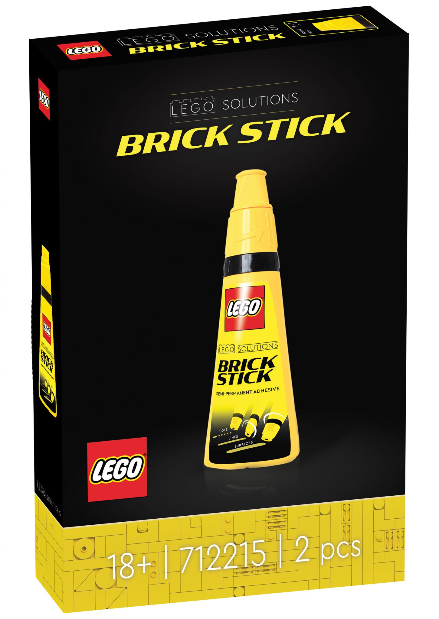 LEGO reveals 712215 Brick Stick adhesive for semipermanent LEGO