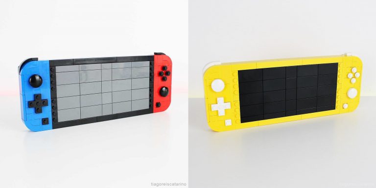 Build your own LEGO Nintendo Switch with LEGO bricks Instructions