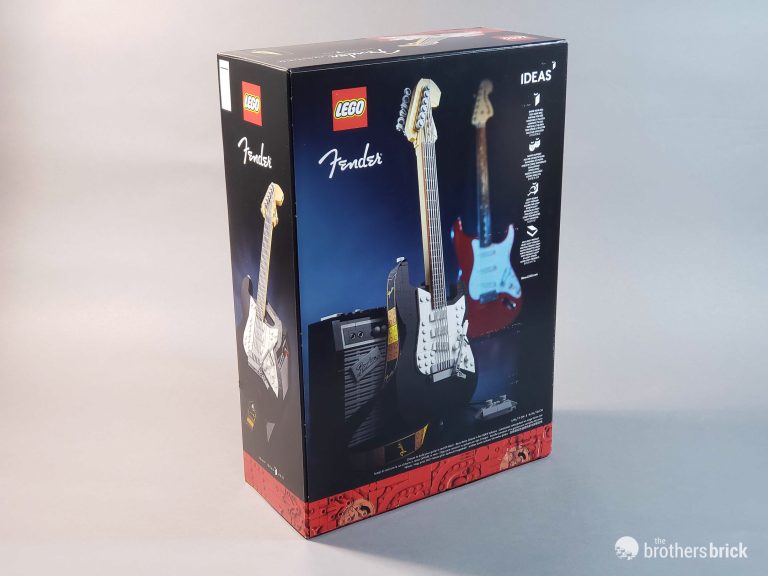 LEGO Ideas 21329 Fender Stratocaster Guitar TBB Review BYJ132