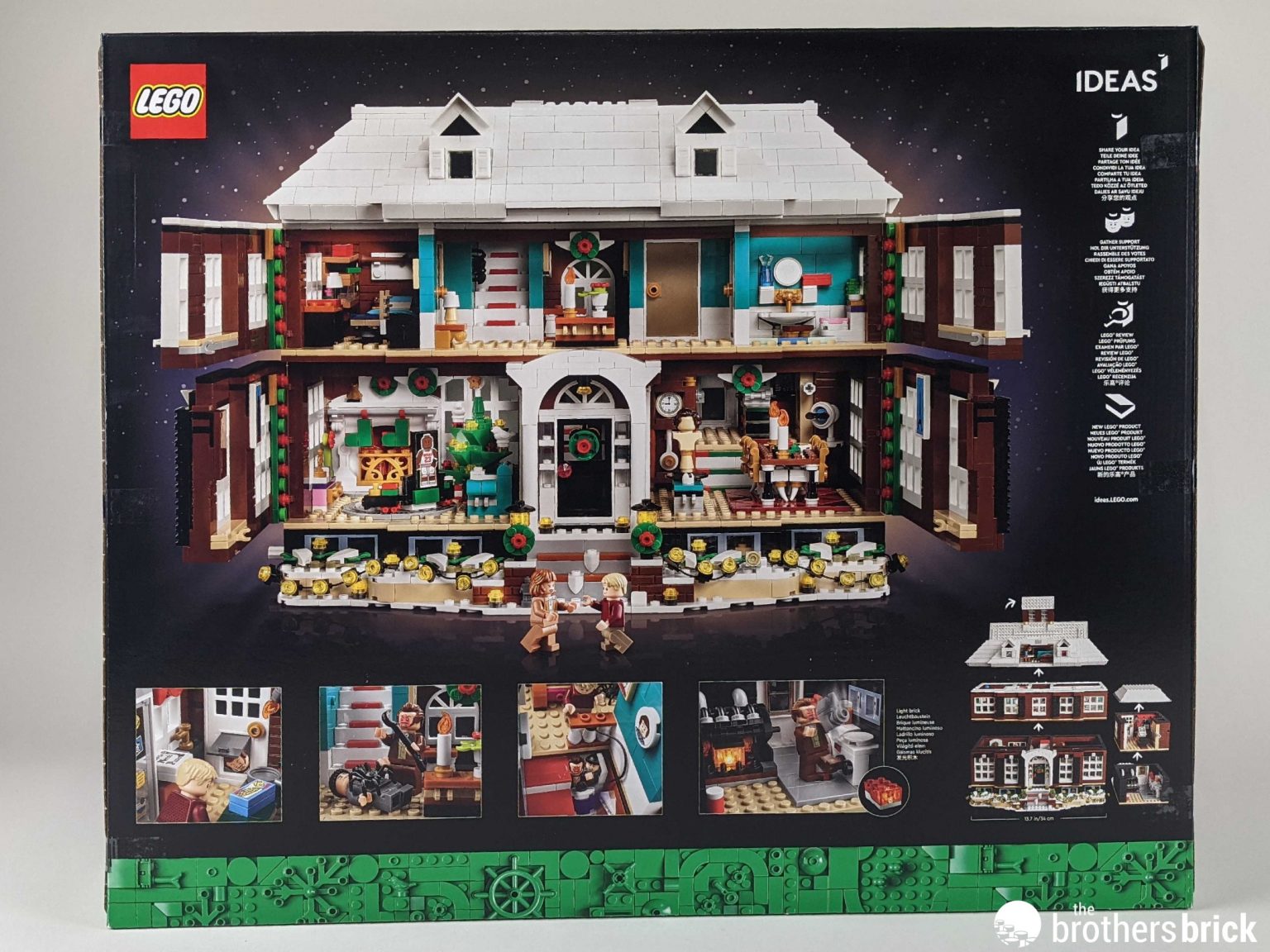 LEGO Ideas 21330 Home Alone House The largest Ideas set ever is packed