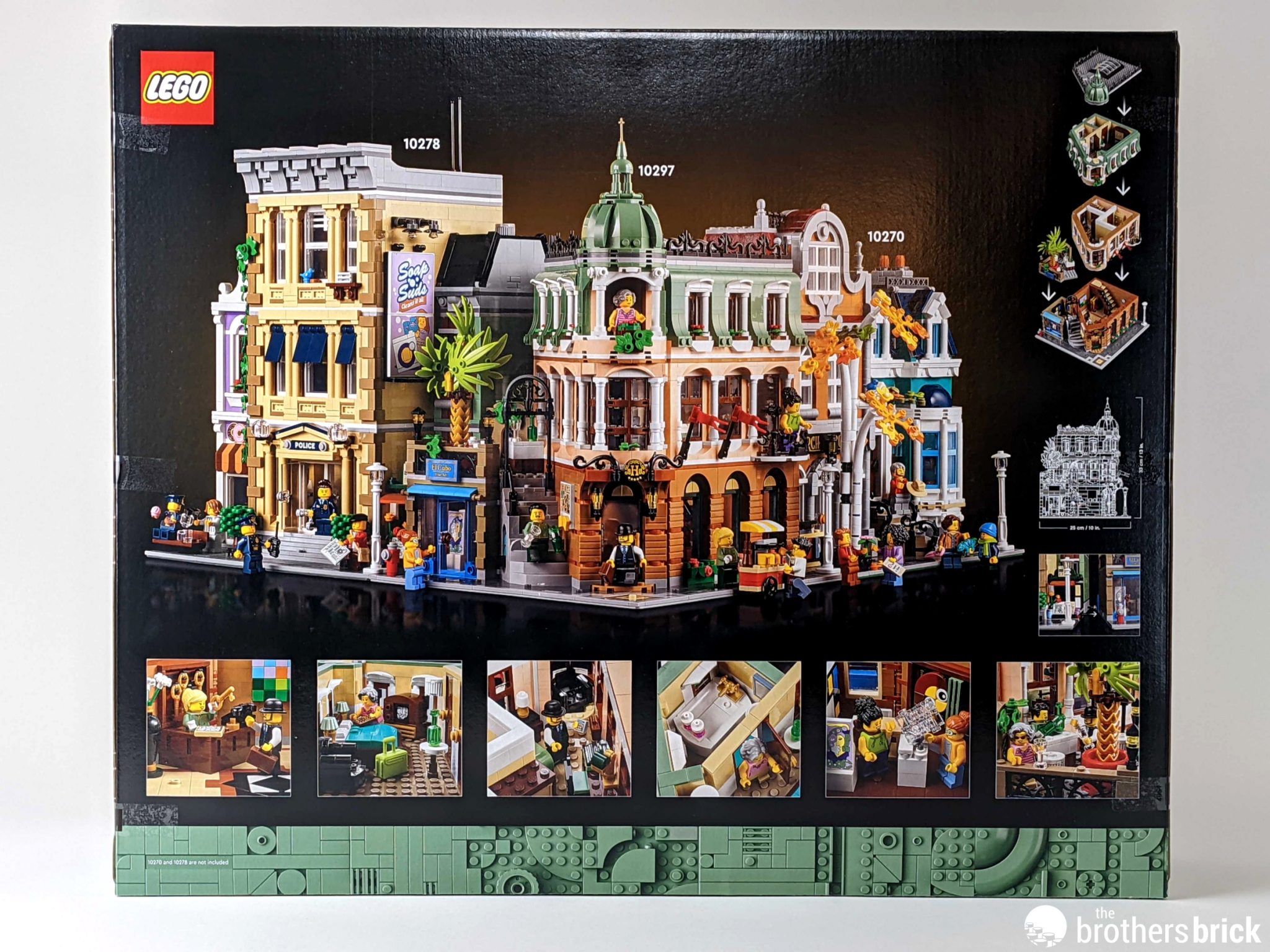 LEGO Modular Buildings Collection 10297 Boutique Hotel Building on 15