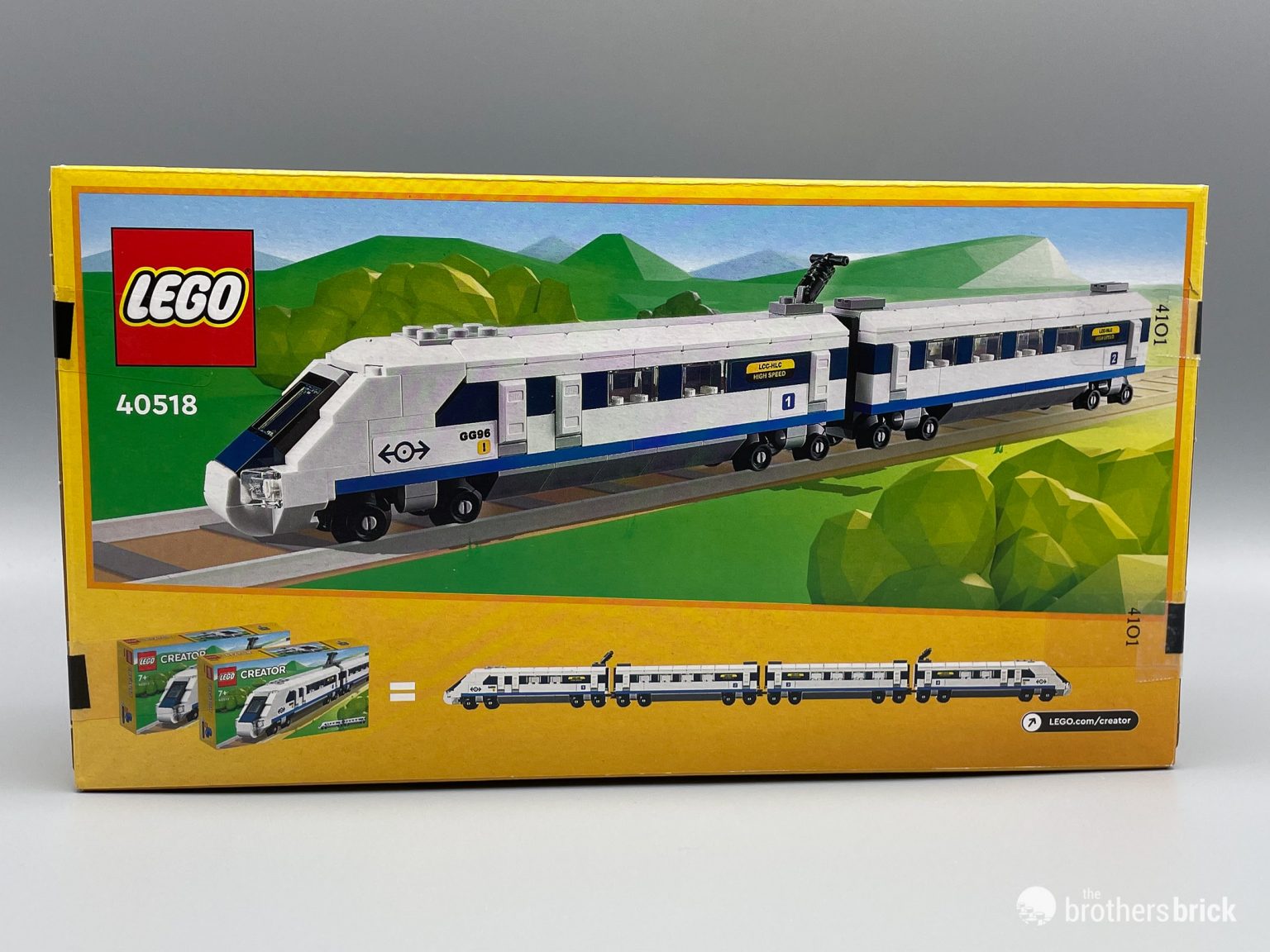 LEGO Creator 40518 High-Speed Train - TBB Review - 3TFG1-3 - The ...