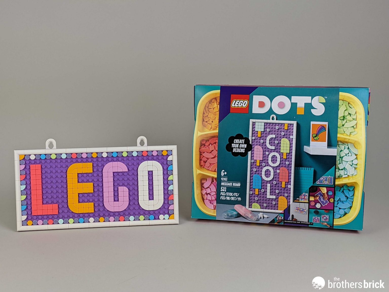 LEGO DOTS 41951 Message Board and 41952 Big Message Board TBB Review