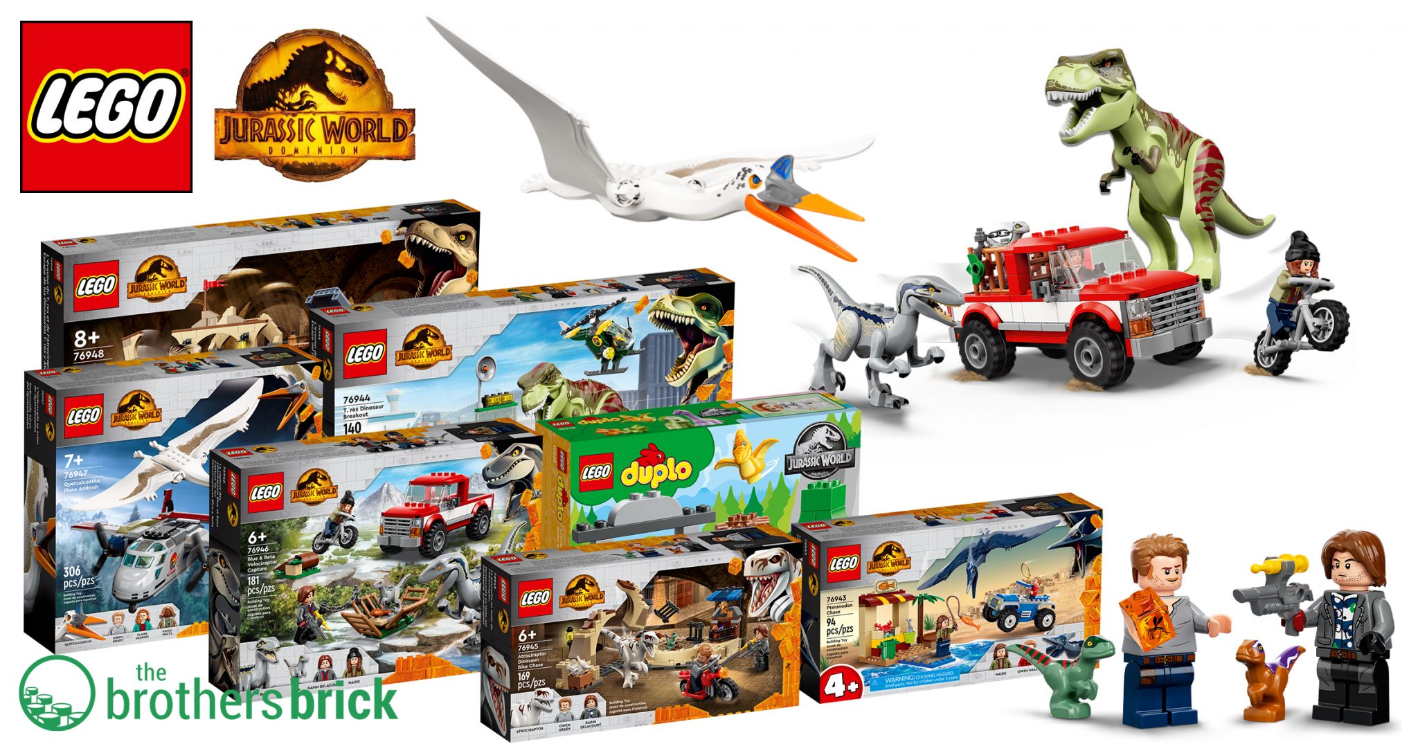 LEGO adds 7 more Jurassic World Dominion sets to the Spring 2022