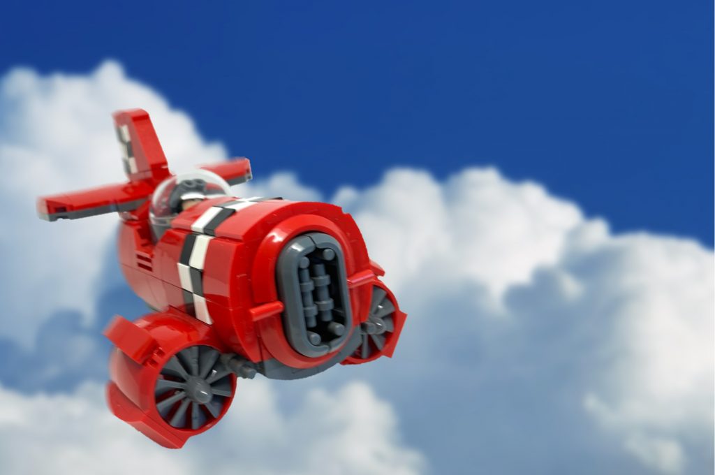 lego sky-fi plane