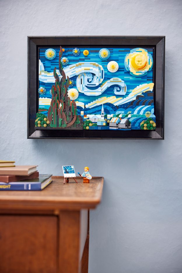LEGO Ideas 21333 Starry Night by Vincent Van Gogh R53HU16 The