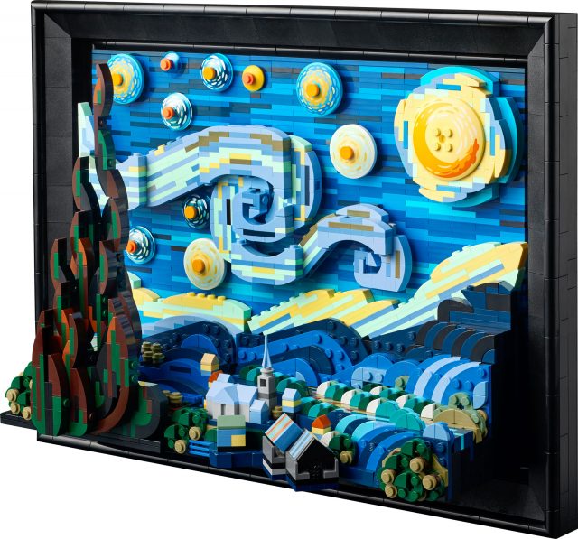 LEGO Ideas 21333 Starry Night by Vincent Van Gogh R53HU17 The
