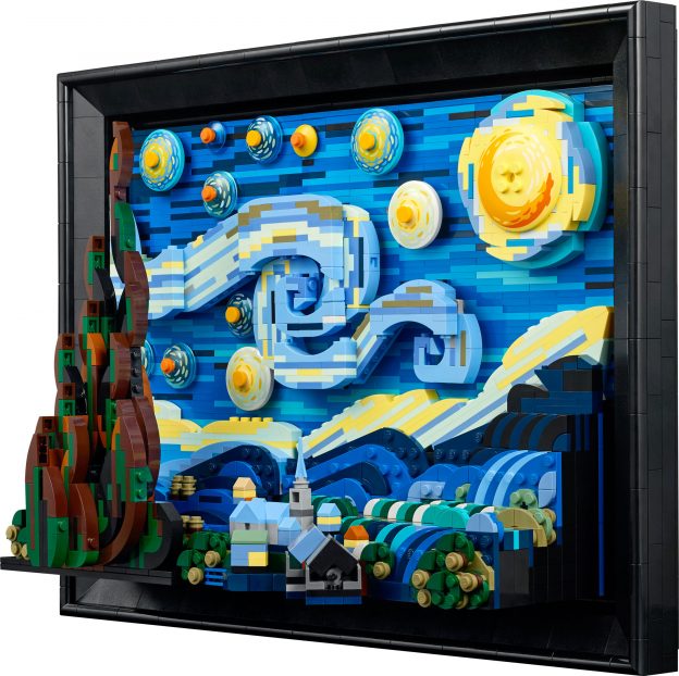 LEGO Ideas 21333 Starry Night by Vincent Van Gogh R53HU22 The