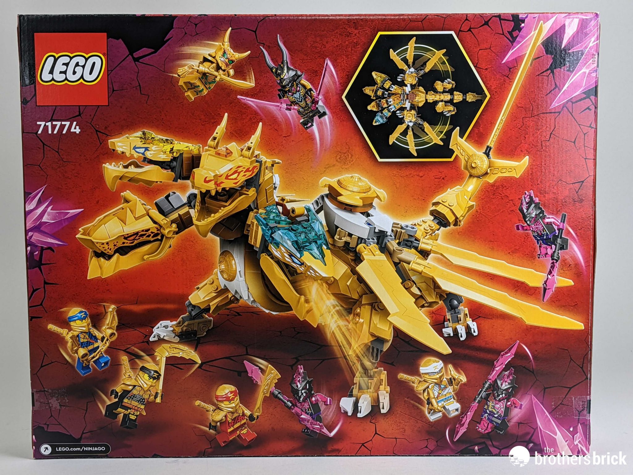 ninjago lloyds golden ultra dragon