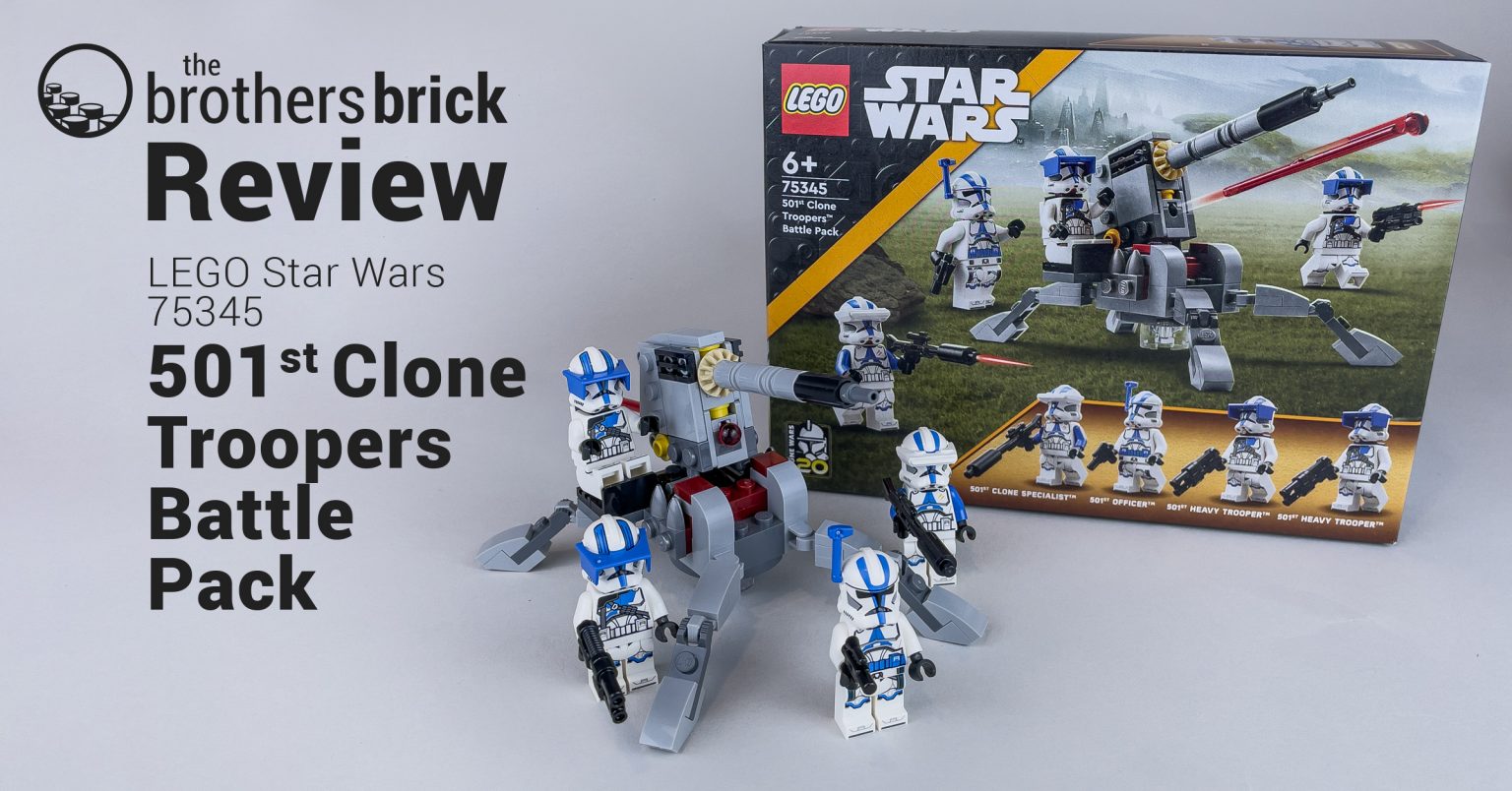 LEGO Star Wars 501st Clone Troopers Battle Pack [Review] - The Brothers Brick | The Brothers Brick