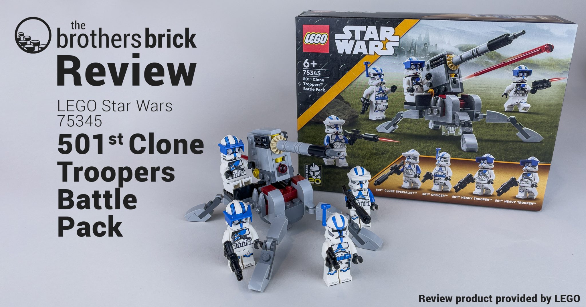 LEGO Star Wars 75345 501st Clone Troopers Battle Pack TBB Review