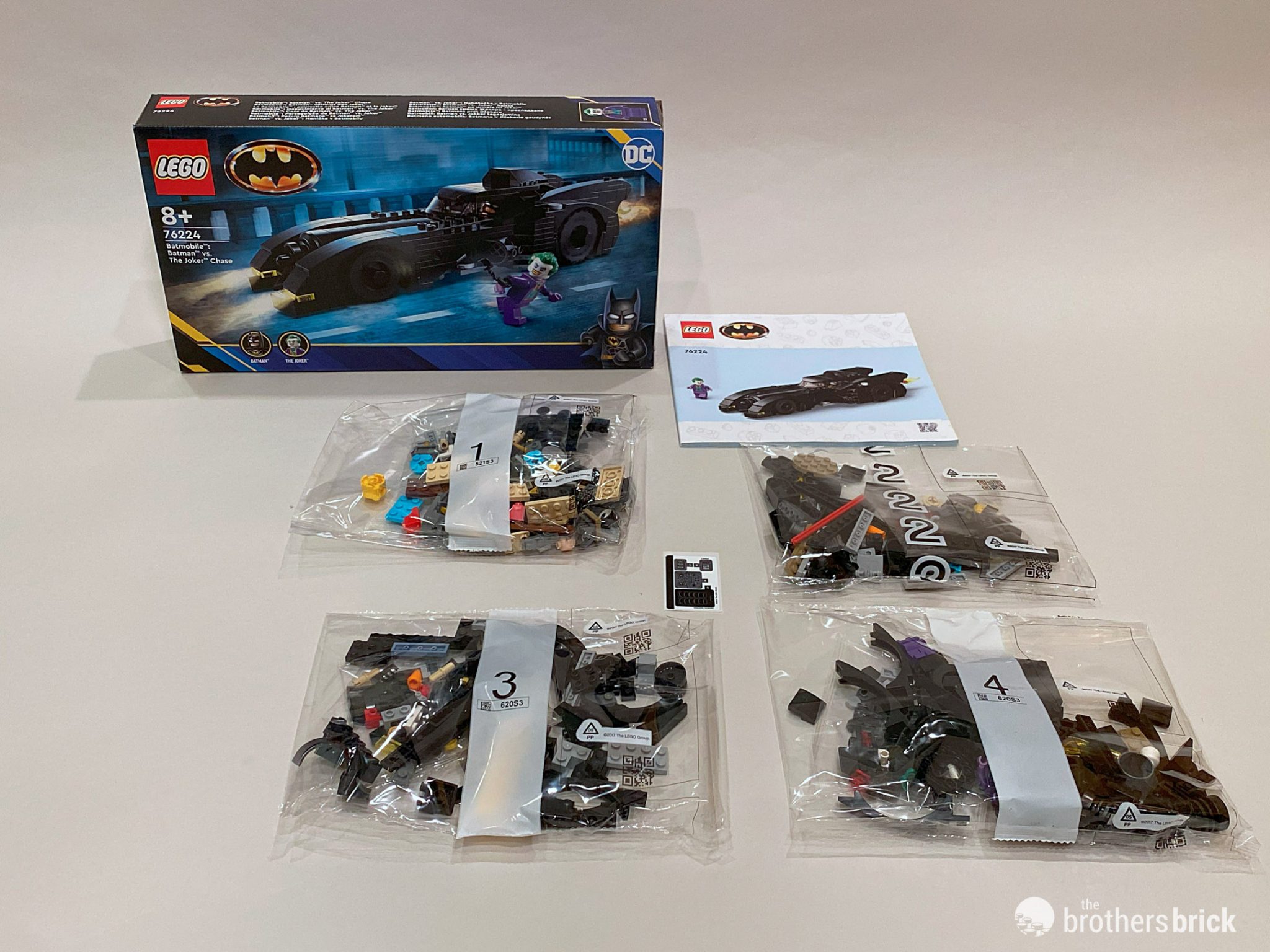 LEGO DC Batmobile: Batman Vs. The Joker Chase 76224 - 1989 Batman Toy Car Building Set