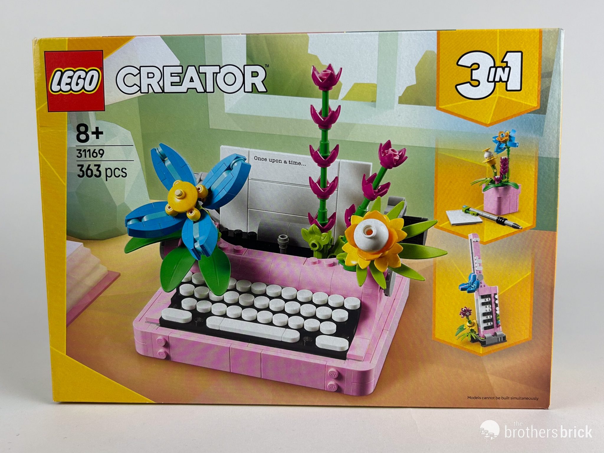 LEGO Creator 3-in-1 31169 Typewriter with Flowers [Review] - The ...