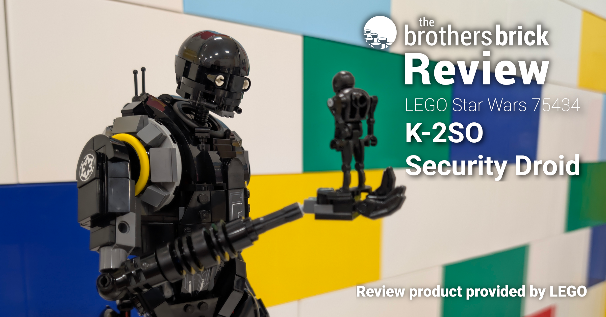 LEGO Star Wars 75434 K-2SO Security Droid - Good enough to parade