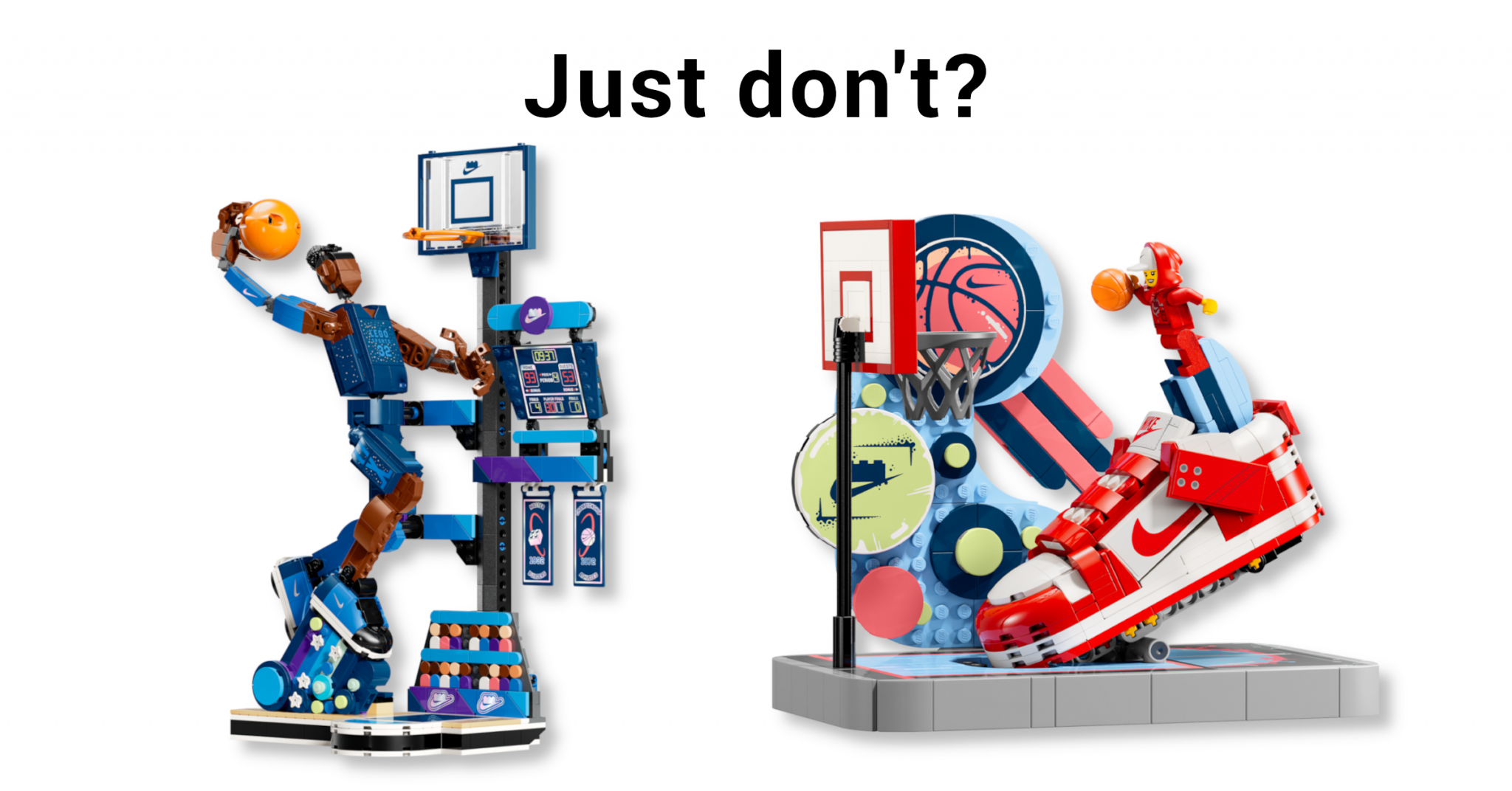 LEGO reveals two new NIKE sets, further blurring the line between play and advertising [Editorial]