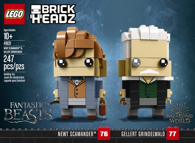 LEGO unveils 41631 Newt Scamander and Gellert Grindelwald BrickHeadz