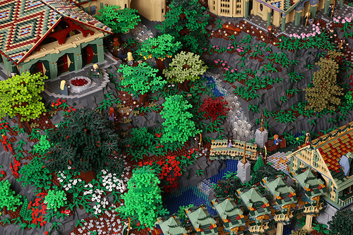 Tolkien's Rivendell comes to life with 200,000 LEGO bricks