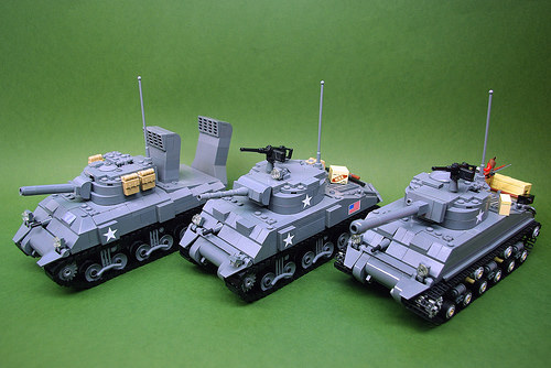 M4 Sherman medium tanks - V2