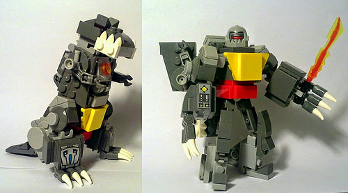 Grimlock: Dino and robot mode