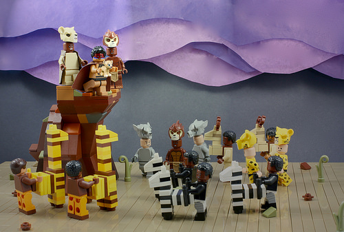 LEGO The Lion King Theatre Scene