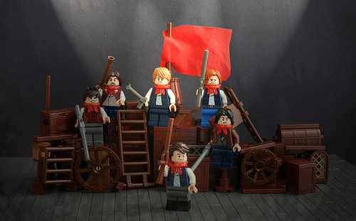 LEGO Les Miserables Theatre Scene