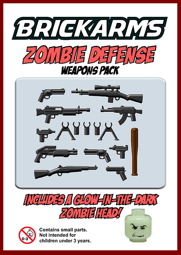 lego zombie defense pack