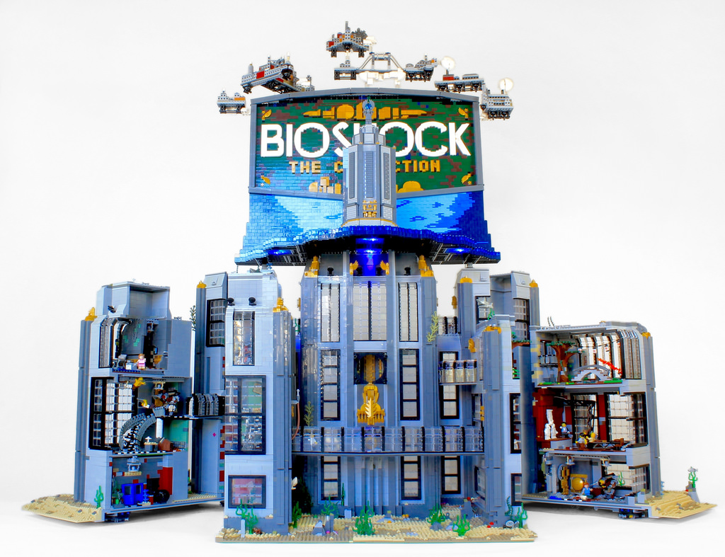 BioShock Revisited Low View Buildings Open