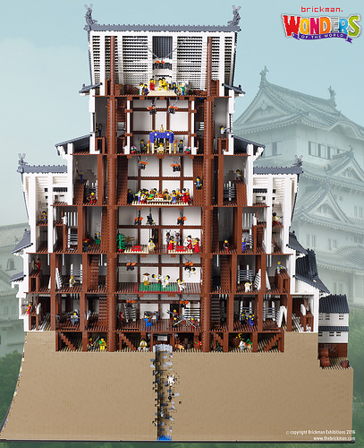 Himeji Castle cutaway