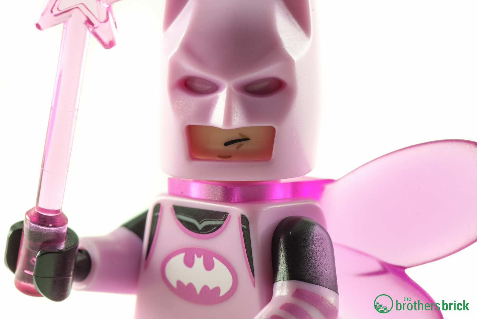 Pink Fairy Batman Lego Keychain