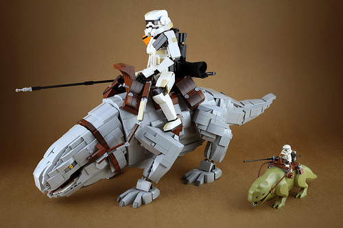 Sandtrooper and Dewback