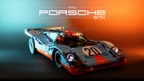 This LEGO Technic RC Porsche 917K will really get your motor