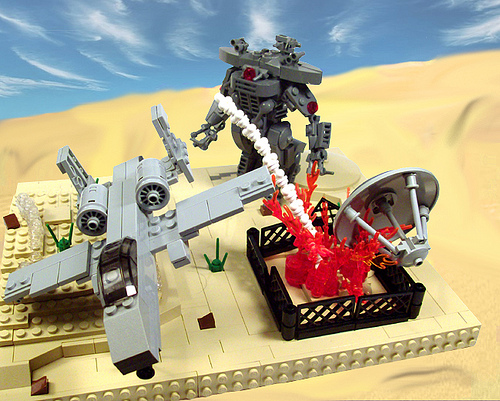 LEGO Terminator Salvation diorama