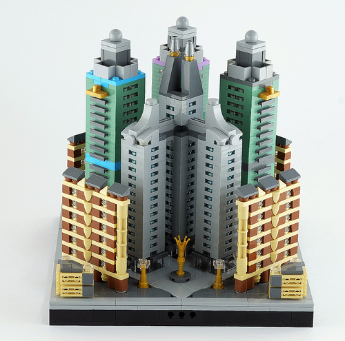 lego microscale condotownhouses skyscraperstowers