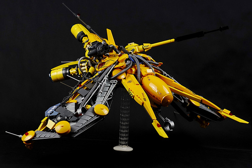 Lucifer class Vic Viper drone - front left