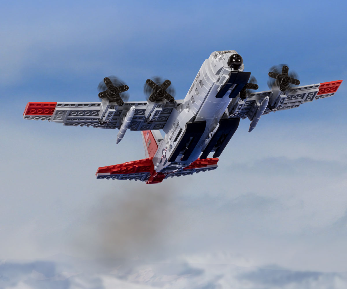 LEGO LC-130 Hercules by Ralph Savelsberg by Brickmania