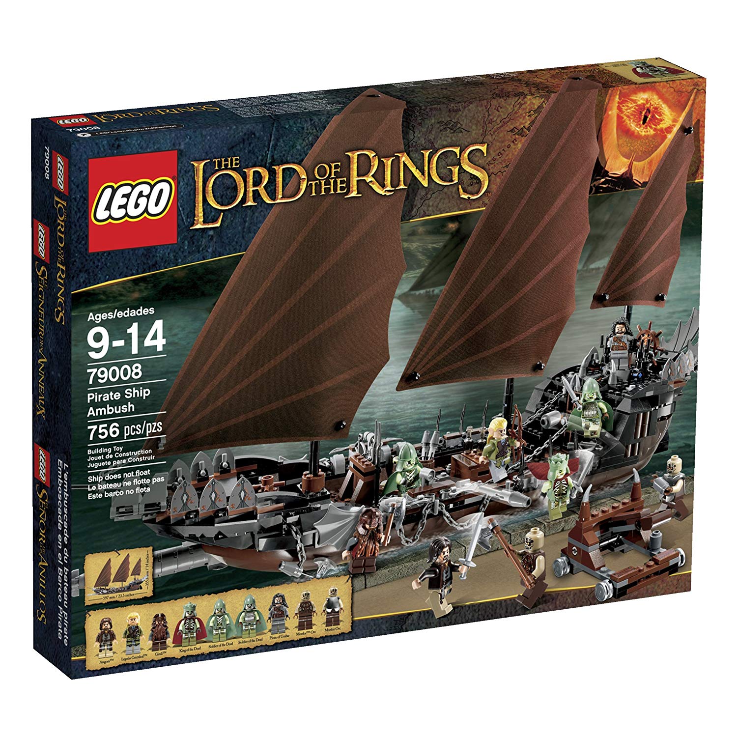 Lego Lord of the Rings Pirate Ship Ambush 79008 [Review] - The