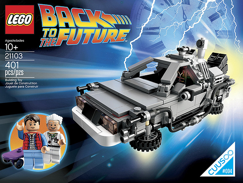  LEGO 10300 Back to The Future Time Machine,Building 1 of 3  Versions of The time-Traveling car(1872 Pieces) : Toys & Games