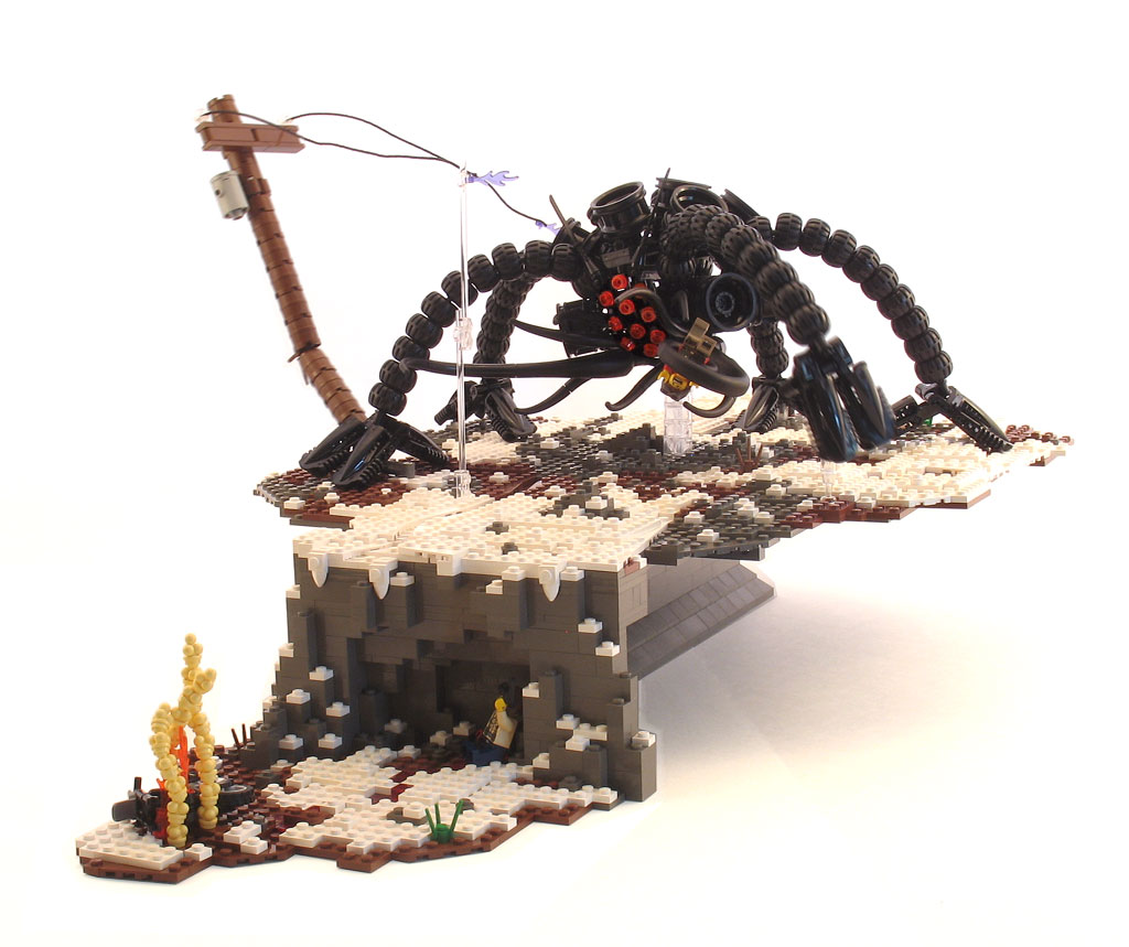 LEGO Black Fantasy Howl of Lamentations Unending post-apoc diorama by Justin Vaughn