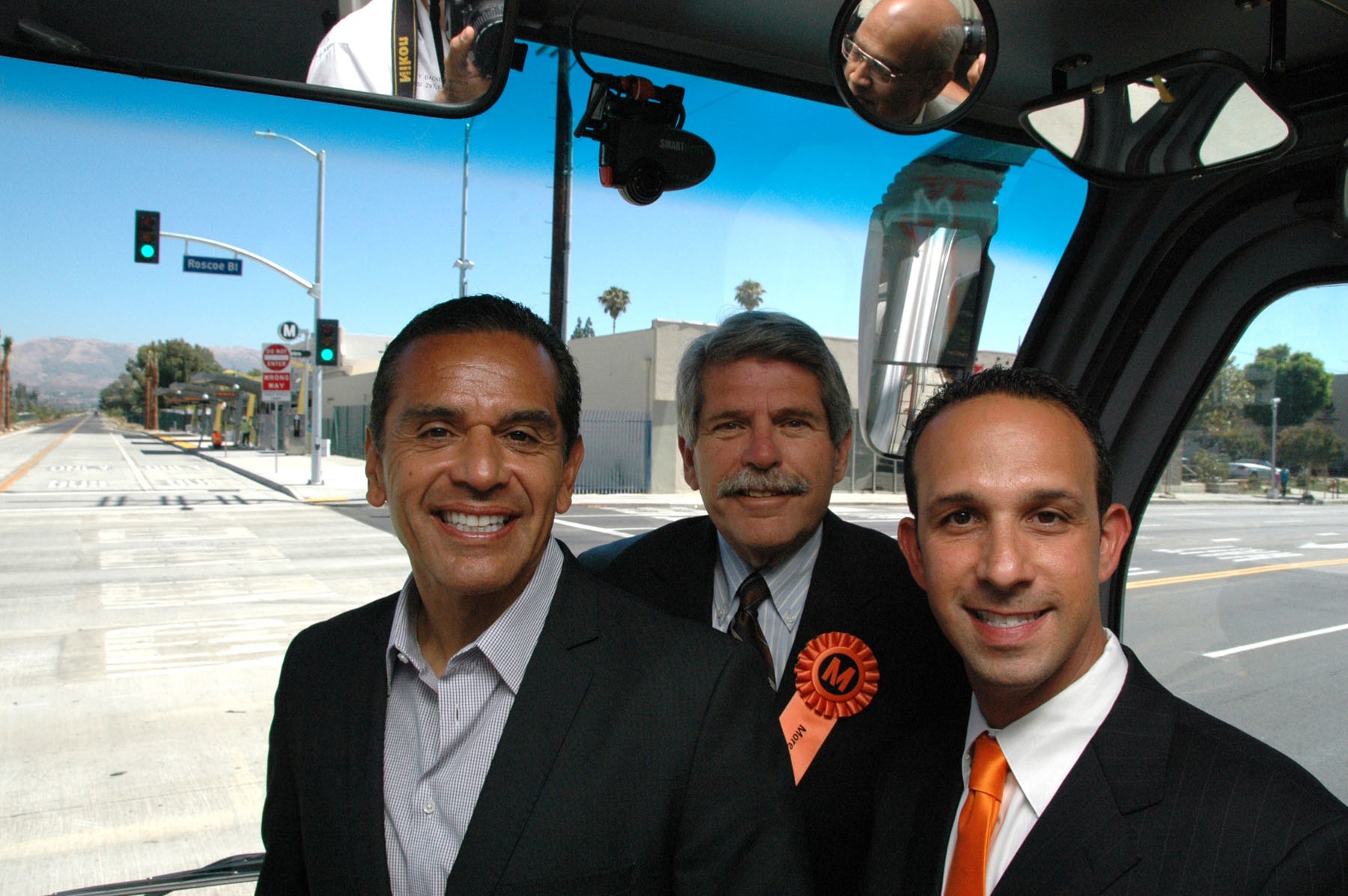 Villaraigosa, Yaroslavsky y Mitchell Englander
