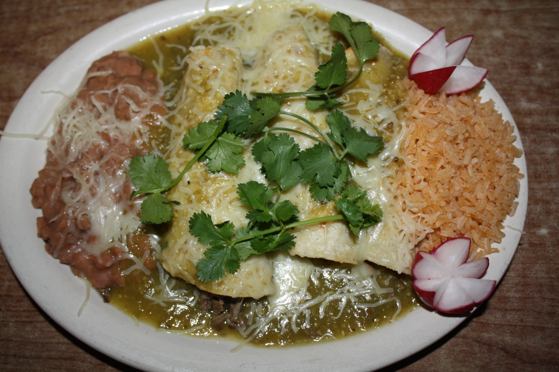 El Tacazo El Taco Regio, una de las especialidades de la casa en una sabrosísima presentación. (Foto Agustín Durán/El Pasajero).