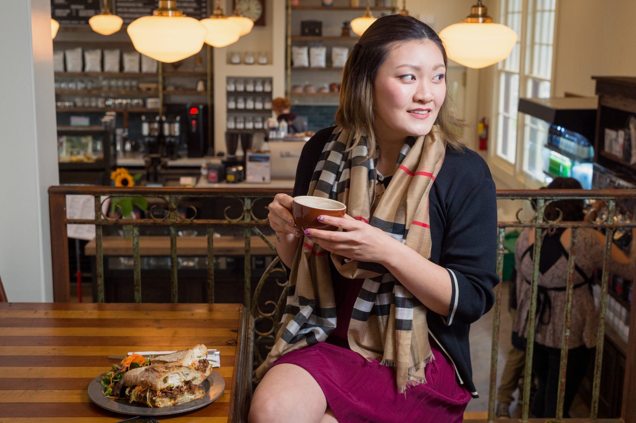 Tanto el café como la comida son deliciosos. Foto: Steve Hymon.
